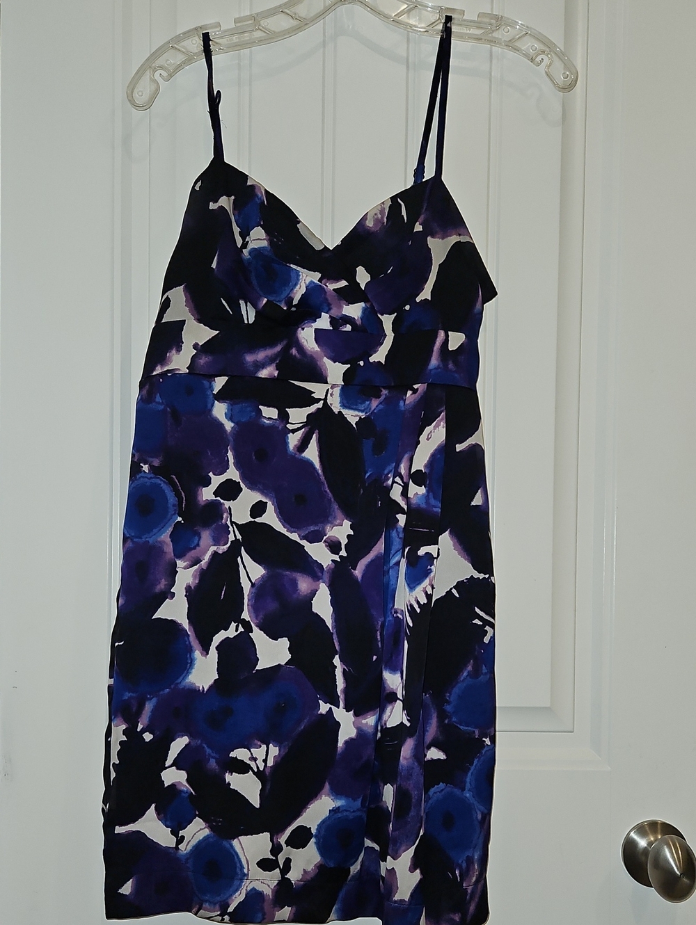 Forever 21 Blue and Purple Floral Mini Dress